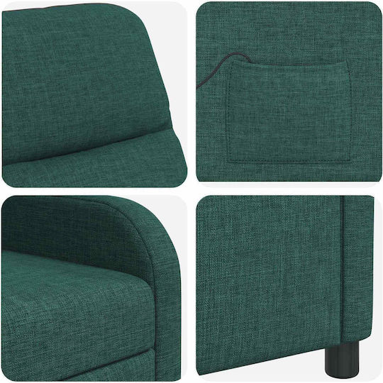 Релакс 66x95x100см Тъмнозелен Релакс 66x95x100см Тъмнозелен