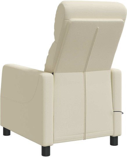 Relax Sessel Massage Beige 66x95x100cm