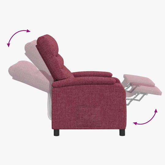 Relax Sessel Massage Roter 66x95x100cm