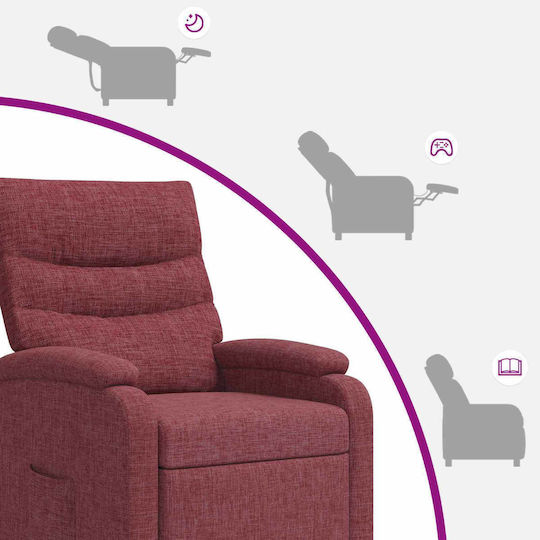 Relax Sessel Massage Roter 66x95x100cm