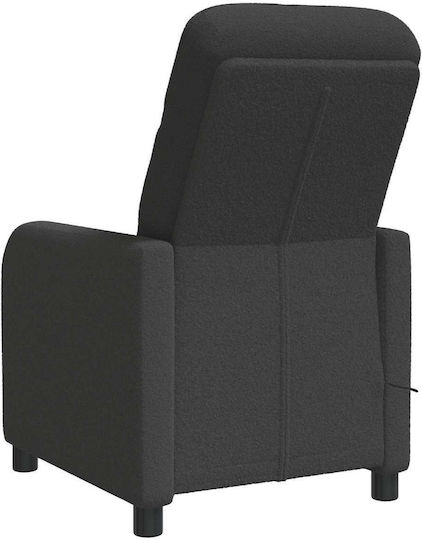 Πολυθρόνα Relax Massage Σκούρο Γκρι 66x95x100cm