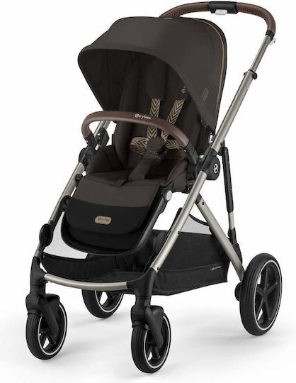 Cybex Gazelle S Baby Stroller Suitable for Newborn Taupe - Chocolate Brown 12.6kg
