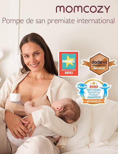 Momcozy S12 Pro Elektrisches Doppeltes Milchpumpe Weiß 180ml