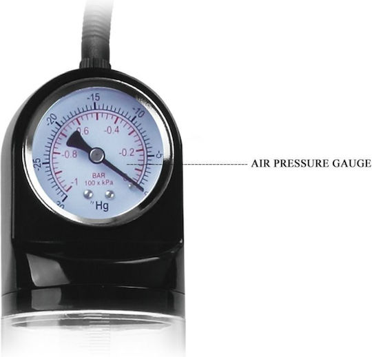 Pretty Love Alexander Penis Pump Barometer Τρόμπα Πέους Διάφανη