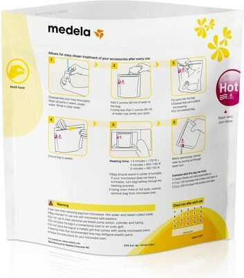 Medela Quick Clean Sterilisationsbeutel für Mikrowellen für Schnuller