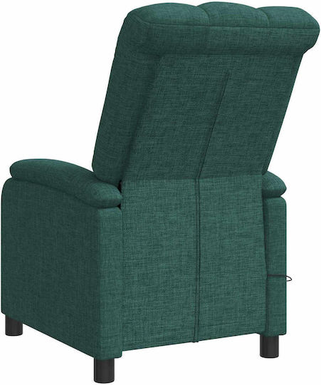 Πολυθρόνα Relax Massage Σκούρο Πράσινο 66x95x100cm