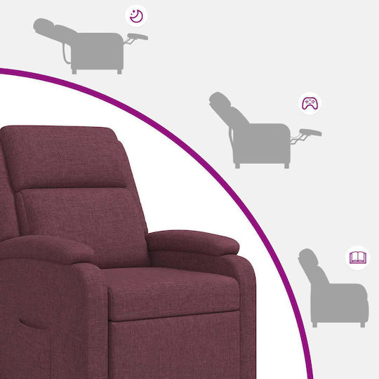 Relax Sessel Lila Massage 66x95x100cm