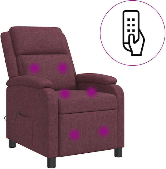 Relax Sessel Lila Massage 66x95x100cm