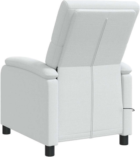 Scaun De Relax Masaj Alb 66x95x100cm