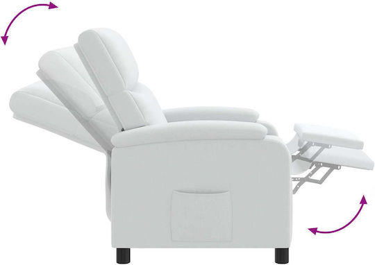 Scaun De Relax Masaj Alb 66x95x100cm
