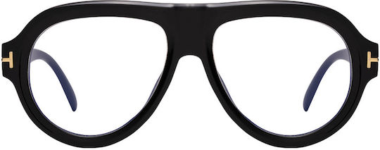 Fermeti Schwarz Blaulichtblockierende Brille
