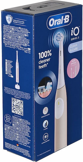 Oral-B Electric Toothbrush with Pressure Sensor and Travel Case Pink