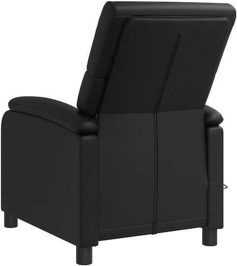 Πολυθρόνα Relax Massage Μαύρο 66x95x100cm