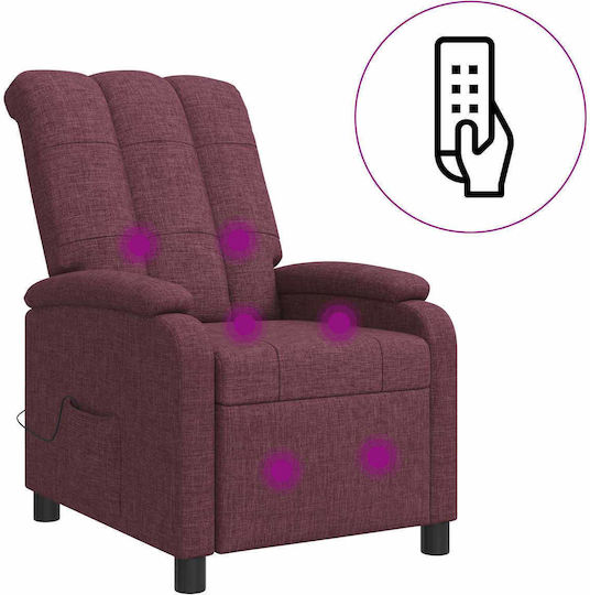 Relax Massage Purple Armchair 66x95x100cm