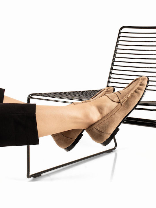 Γυναικεία Loafers σε Καφέ Χρώμα