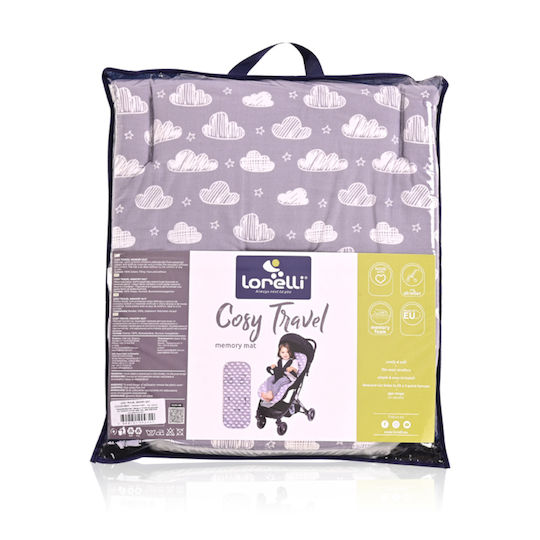 Lorelli Στρώμα Καροτσιού Cosy Travel 34x82x2εκ. Γκρι
