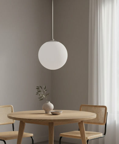 Home Lighting Se1125 1 Op Alessia Pendant Opal Lustră Suspendată Alb 25x150x25cm. Home Lighting Se1125 1 Op Alessia Pendant Opal Lustră Suspendată Alb 25x150x25cm.
