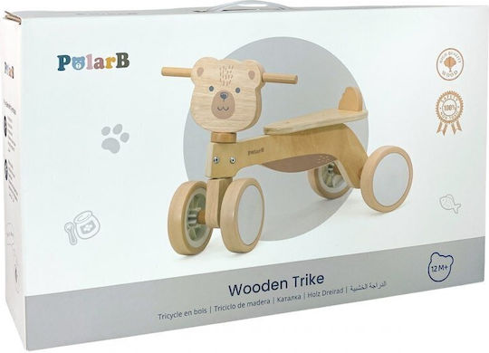Viga Toys Kinder Balancefahrrad Braun