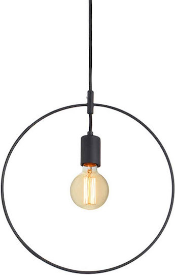 Aca Twiggy Pendant Light Black with Socket E27 36cm