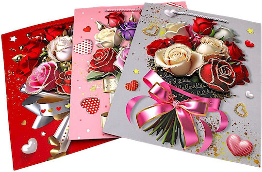 Paper Gift Bag Pink 3x3x26cm