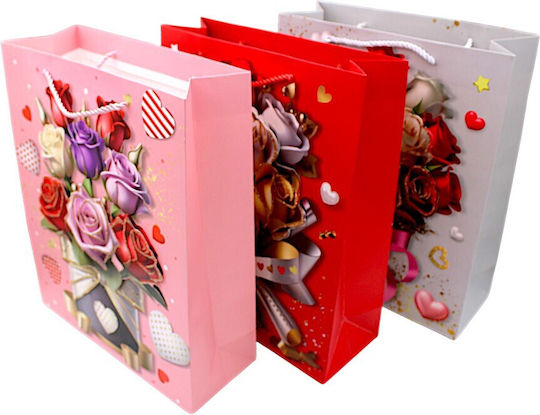 Paper Gift Bag Pink 3x3x26cm