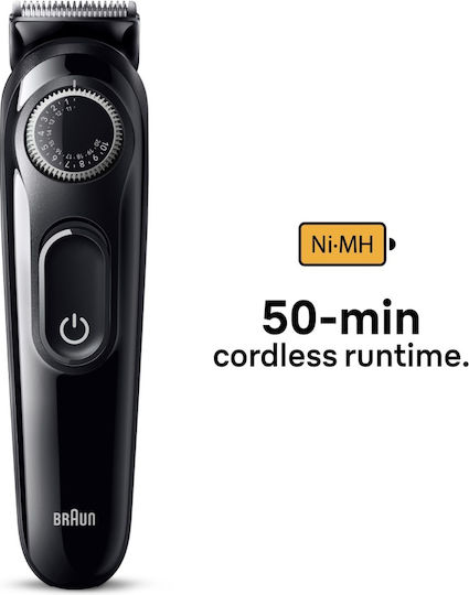 Braun Trimmer Μηχανή Επαναφορτιζόμενη 447795