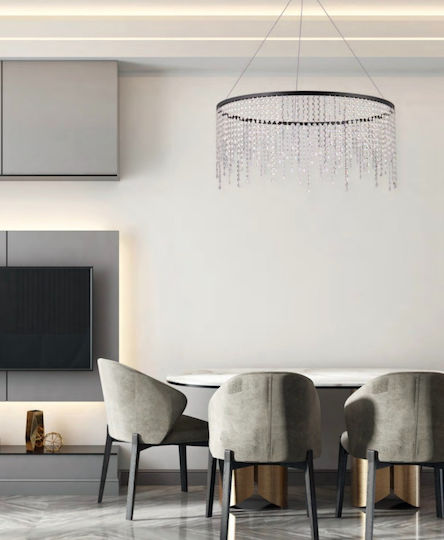Home Lighting Crescendo LED Κρεμαστό Φωτιστικό Μαύρο 82εκ. Home Lighting Crescendo LED Κρεμαστό Φωτιστικό Μαύρο 82εκ.