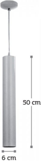 Inlight 4505 Lustră Alb cu Dulie GU10 6x50cm.
