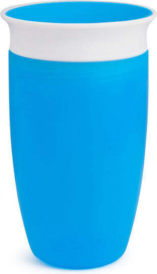 Munchkin Παιδικό Ποτηράκι Miracle 360° από Πλαστικό Μπλε 296ml για 12m+
