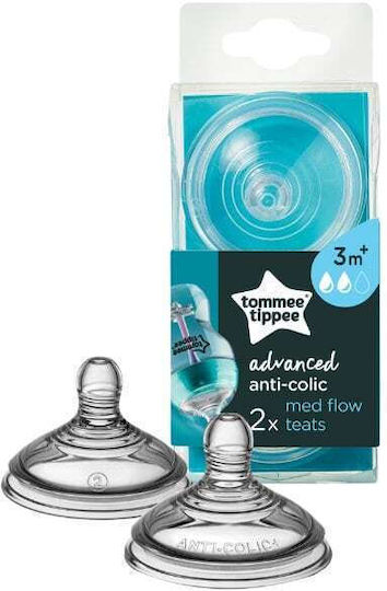 Tommee Tippee Closer to Nature Θηλές από Σιλικόνη Μεσαίας Ροής για 3+ μηνών 2τμχ