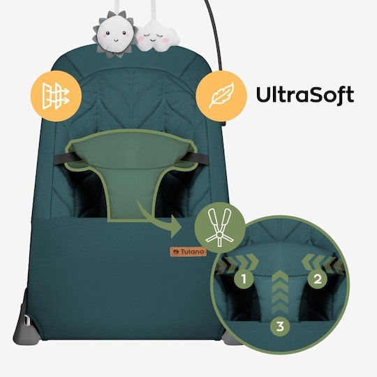 Tulano Baby Bouncer Swing Green for Child up to 9kg
