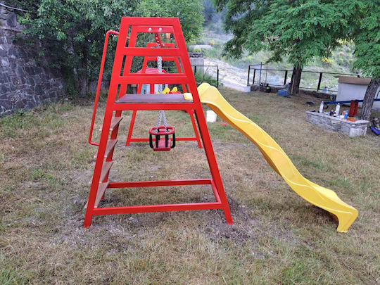 Spielplatzspielzeug & Ausrüstung mit Rutsche Rote