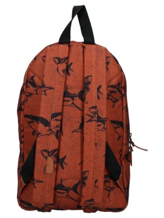 Skooter Ученическа Раница За Гимназия Кафява 26 x 10 x 37см