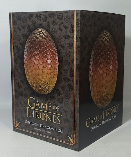 The Noble Collection Game of Thrones Dragon Egg Drogon Egg Figure Height 20cm Scale 1:1