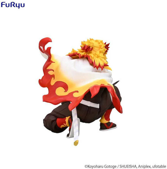 Demon Slayer Kimetsu No Yaiba Noodle Stopper PVC Statue Rengoku Kyojuro Battle Ver 10 cm