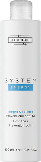 Technique System Energy Hair Loss Prevention Σαμπουάν κατά της Τριχόπτωσης για Όλους τους Τύπους Μαλλιών 300ml