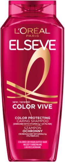 L'Oreal Paris Elseve Color Vive Shampoos Glanz für Gefärbt Haare 400ml