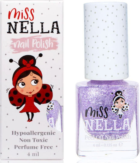 Miss Nella Lac De Unghii Cu Sclipici Sparkly Zebra 4ml