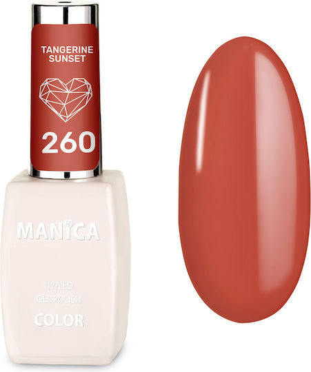 Manica Glossy Nagellacke Lang anhaltende Tangerine Sunset 260 10ml