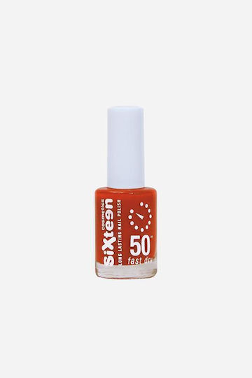 Sixteen Cosmetics Гланцов Дълготраен Лак За Нокти Оранжев 772