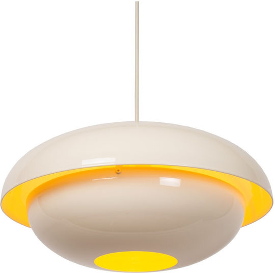 Lucide Lightning Younes Κρεμαστό Φωτιστικό Μπεζ 40x40εκ.
