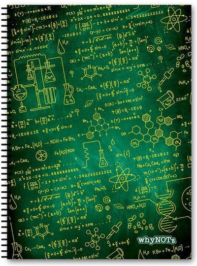 Neohart Spiral Notebook Ruled A4 60 Sheets 2 Subjects Science