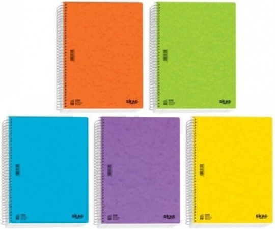 Skag Spiral School Notebook Ruled B5 30 Paper Sheets Basic (Various Colours)