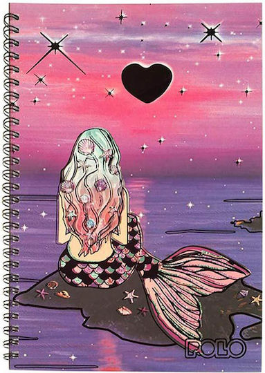 Polo Design Spiral Notebook 17x25cm 3 Subjects Wolf 919002-8283