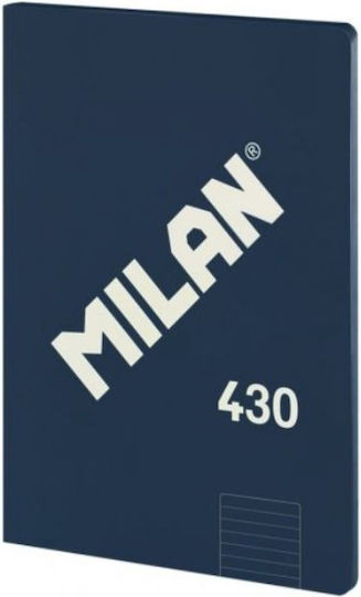 Milan Ruled Notebooks A4 48 Paper Sheets Blue 3 Pieces