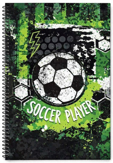 Graffiti Spiral Ruled Notebook B5 60 Paper Sheets 2 Subjects (Miscellaneous Designs)