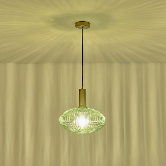 Eurolamp Topaz Κρεμαστό Φωτιστικό Πράσινο 30x30x17.1εκ. Eurolamp Topaz Κρεμαστό Φωτιστικό Πράσινο 30x30x17.1εκ.