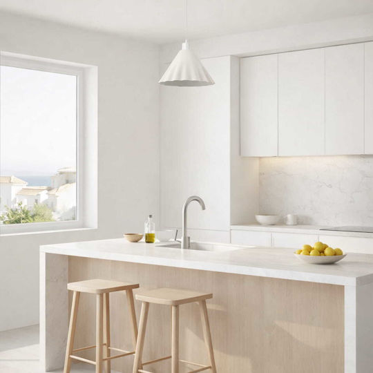 Osram Κρεμαστό Φωτιστικό Λευκό με Ντουί E27