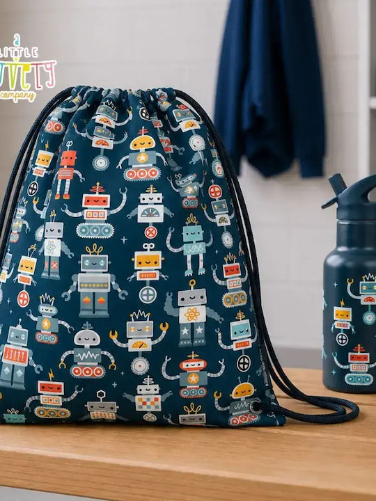 A Little Lovely Company Kindergarten Blue Backpack School Bag