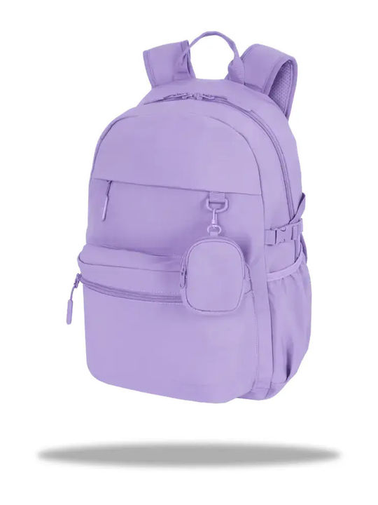 Coolpack Fin Σχολική Τσάντα Πλάτης με Θήκη για Παγούρι Μωβ 33 x 15 x 45εκ